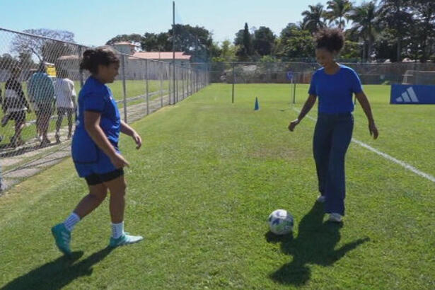 Denise Thomaz Bastos e Manu em trecho do Globo Repórter