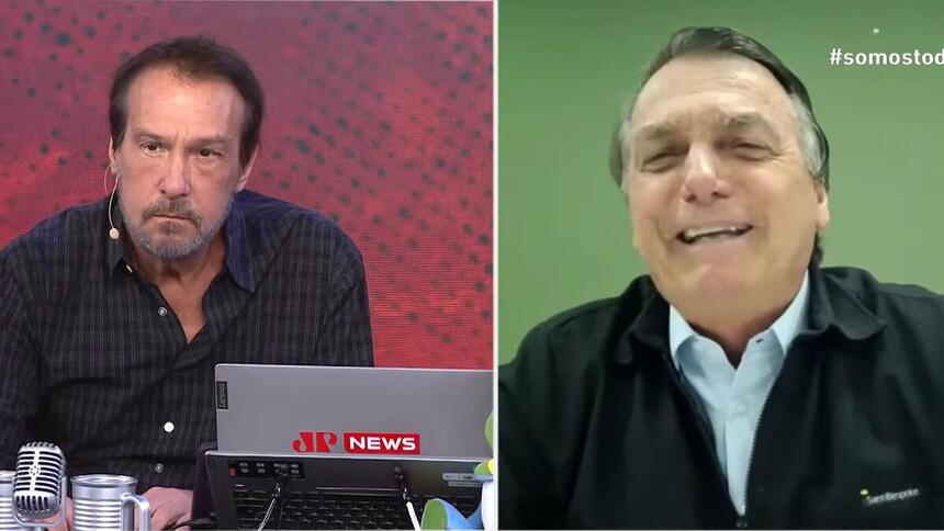 Jair Bolsonaro concedeu entrevista ao Pânico na Jovem Pan nesta segunda-feira (03); audiência recorde