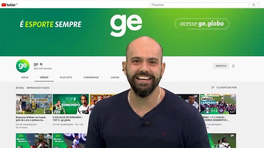 Lucas Gutierrez comanda conteúdos no Globo Esporte, que deve ganhar reforço de influenciadores