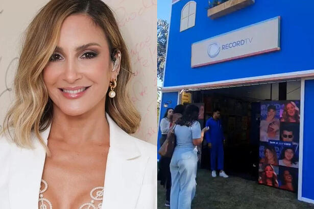 Claudia Leitte e o cenário da Record no Festival Tão Ser Tão