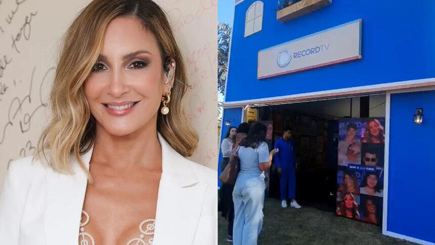 Claudia Leitte e o cenário da Record no Festival Tão Ser Tão