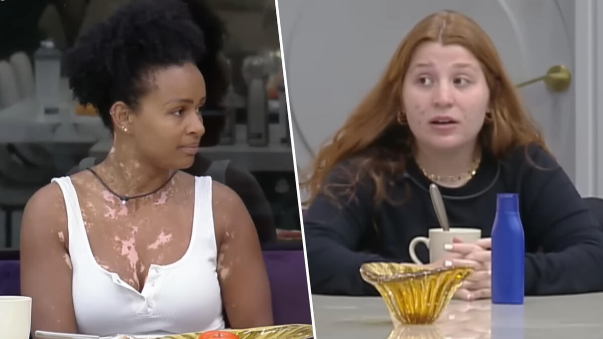 Natália Deodato e Giulia Garcia em trecho de uma discussão no A Grande Conquista