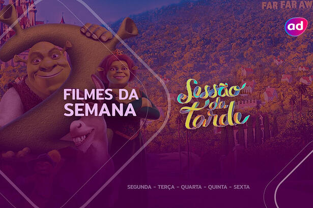 Cena do filme Shrek 2 que está em cartaz na Sessão da Tarde na semana de 24 a 28 de julho