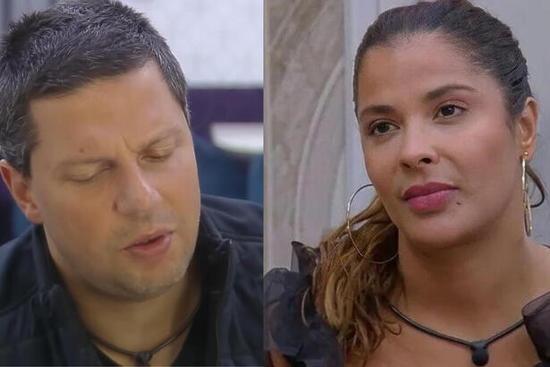 Thiago Servo e Gyselle Soares em uma montagem no A Grande Conquista