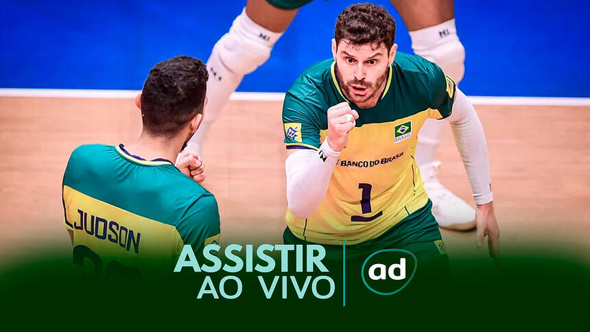 Arte onde assistir ao jogo Brasil x Polônia, pela Liga das Nações de Vôlei