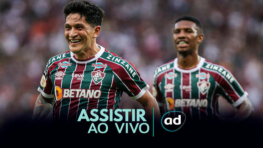 Arte onde assistir ao jogo Fluminense x Flamengo, pelo Brasileirão