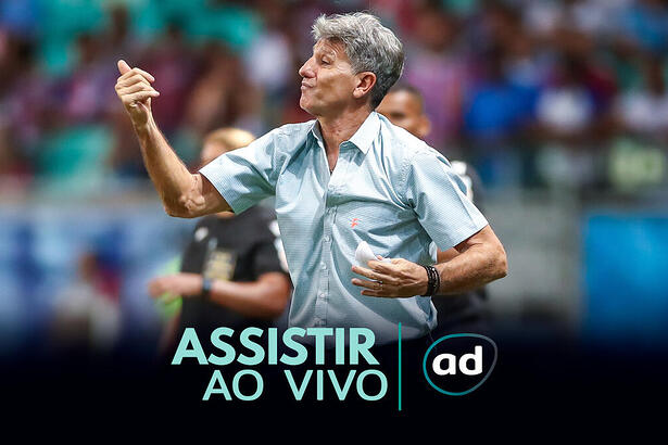 Arte onde assistir ao jogo Grêmio x Botafogo, pelo Brasileirão