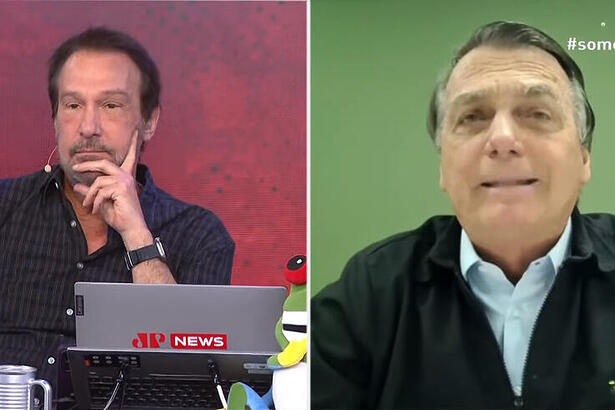 Emílio Surita entrevista Jair Bolsonaro na Jovem Pan