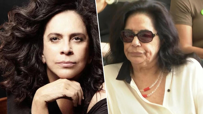 Montagem com Gal Costa e Wilma Petrillo