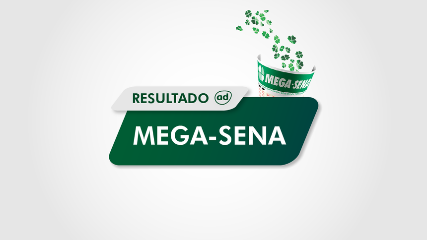 Logo do resultado do sorteio da Mega-Sena