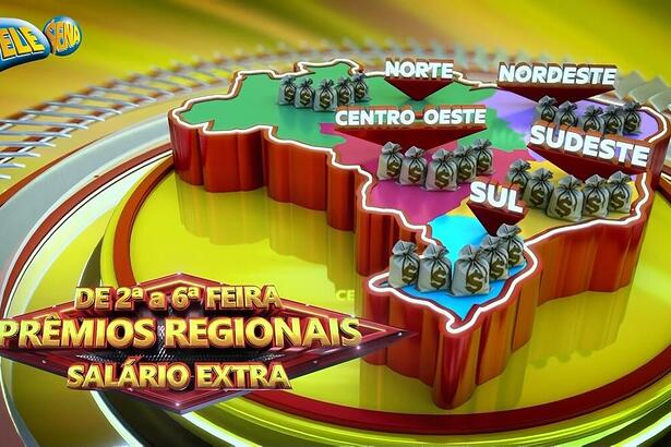 Logo da Promoção Regional Bolso Cheio o Ano Inteiro da Tele Sena de Pais 2023