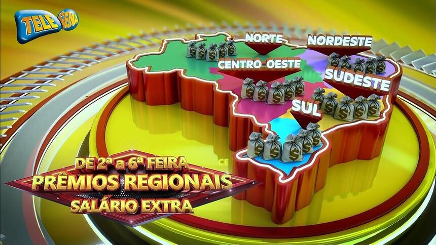 Logo da Promoção Regional Bolso Cheio o Ano Inteiro da Tele Sena de Pais 2023