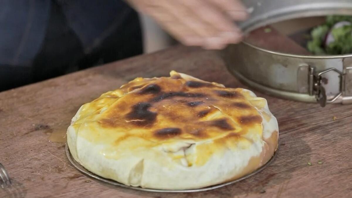 Torta de filé-mignon de Rodrigo Hilbert já pronta no É de Casa