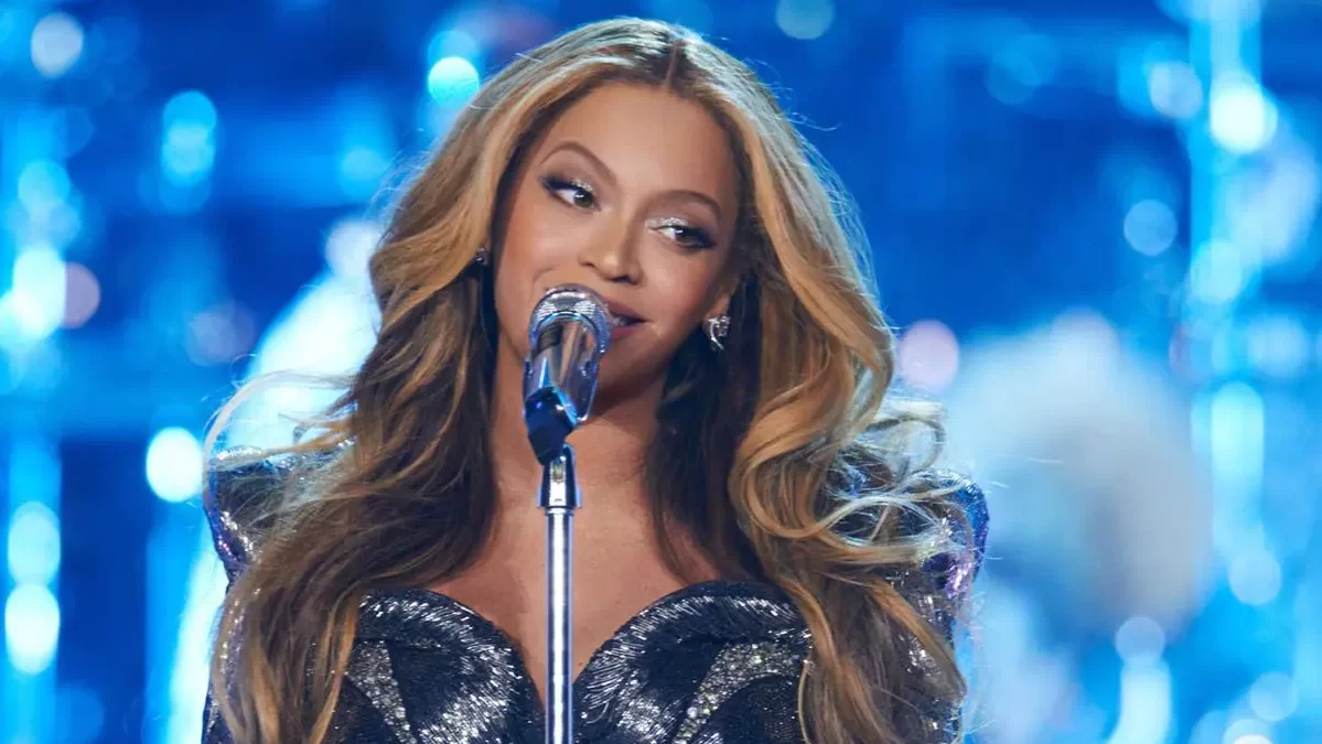 Beyoncé em trecho de uma apresentação na turnê