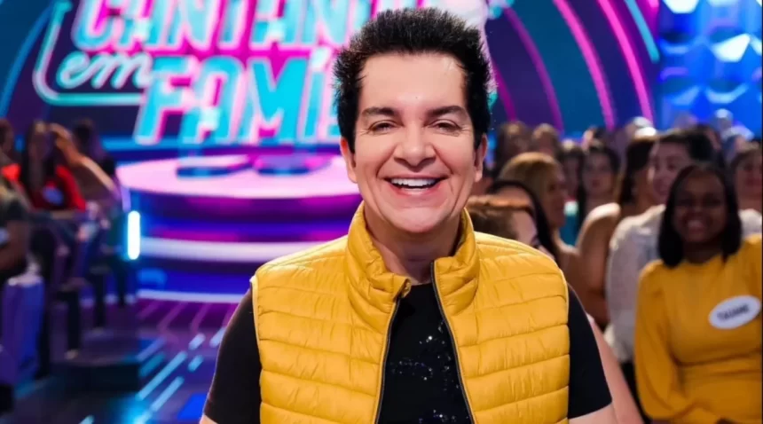 Regis Danese participando do Programa Silvio Santos