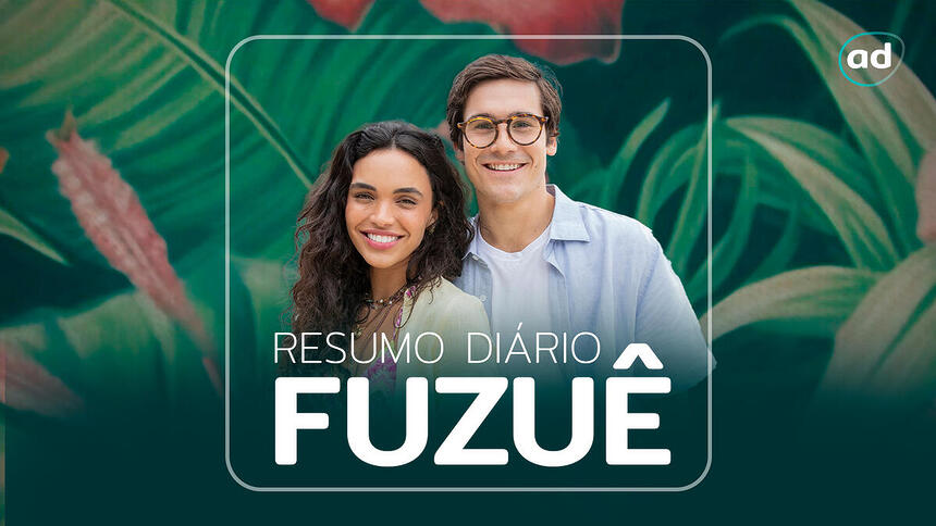 Protagonistas da novela Fuzuê Giovana Cordeiro e Nicolas Prattes