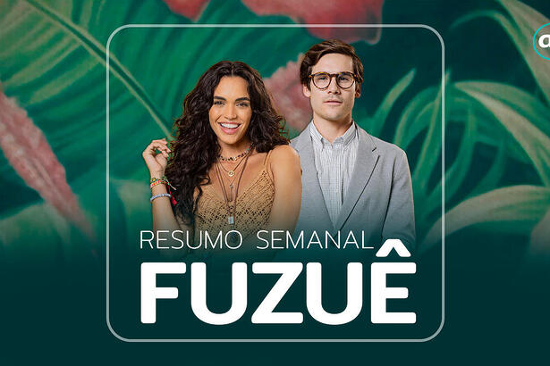 Protagonistas da novela Fuzuê, Giovana Cordeiro e Nicolas Prattes