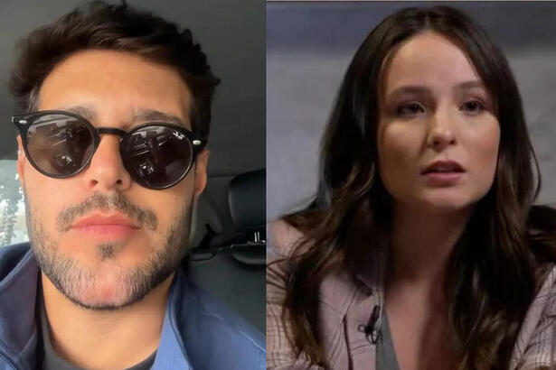 Rodrigo Mussi e Larissa Manoela em uma montagem