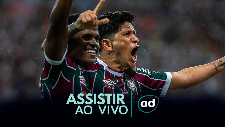 Arte onde assistir ao jogo Fluminense x Palmeiras, pelo Brasileirão