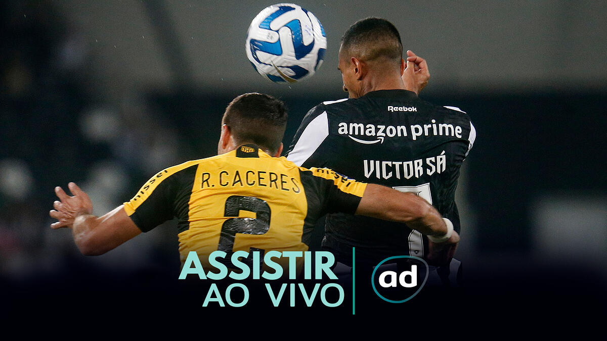 Arte onde assistir ao jogo Guaraní x Botafogo, pela Sul-Americana