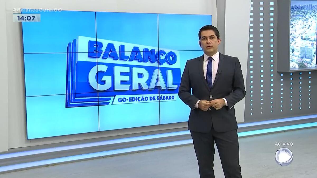 Marcelo Vida apresentando o último Balanço Geral Manhã GO antes de ser demitido da Record TV Goiás