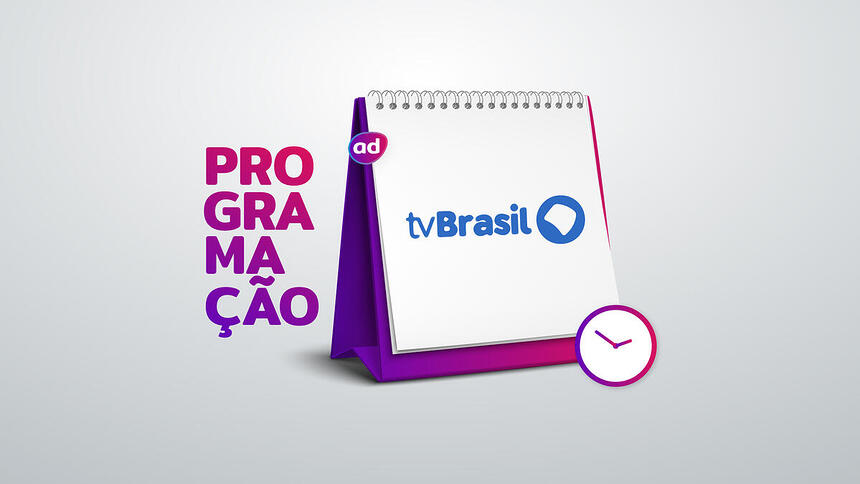 Arte da programação da TV Brasil