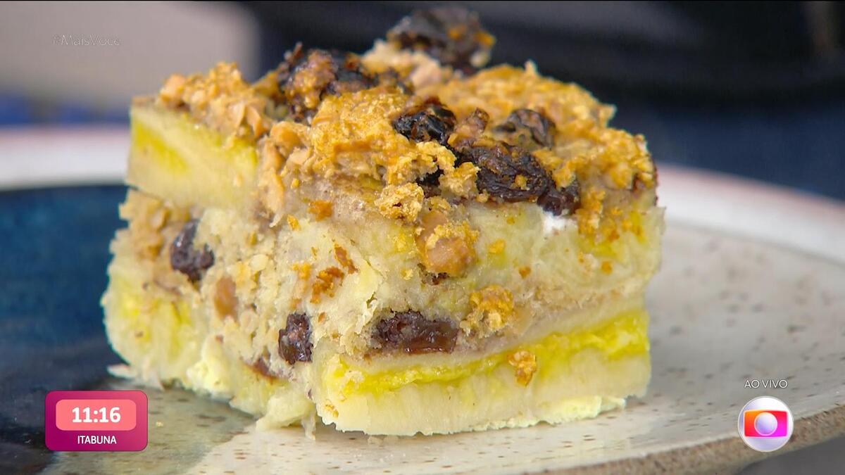 Receita de bolo de banana-da-terra • Ana Maria Braga