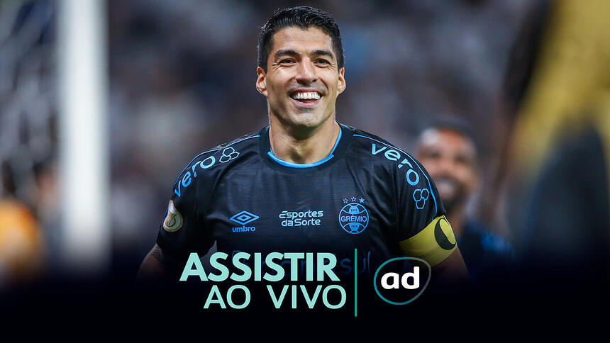 Suaréz na arte onde assistir jogos do Grêmio no Brasileirão