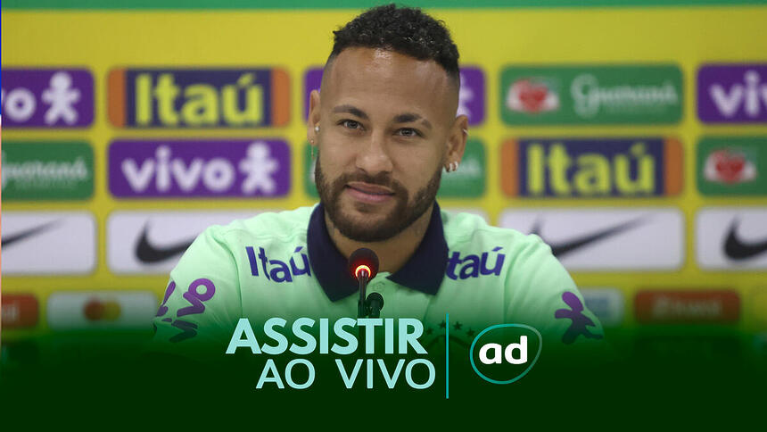 Neymar na arte onde assistir ao jogo Brasil x Bolívia, pelas Eliminatórias da Copa do Mundo