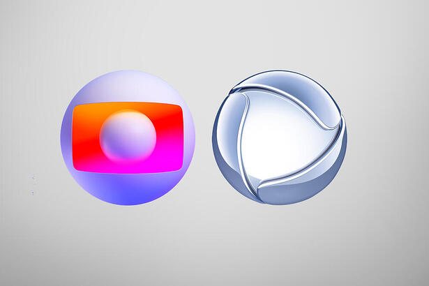Logo da Globo e Record juntos