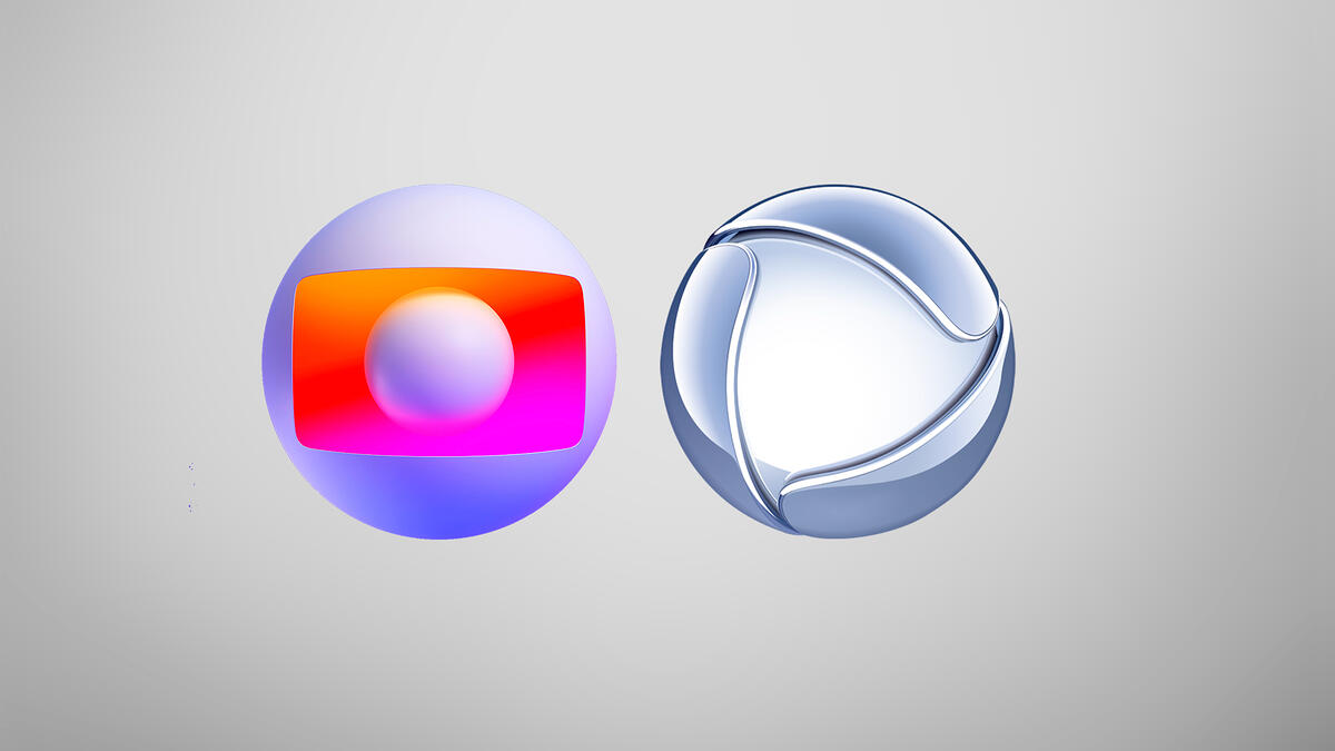 Logo da Globo e Record juntos