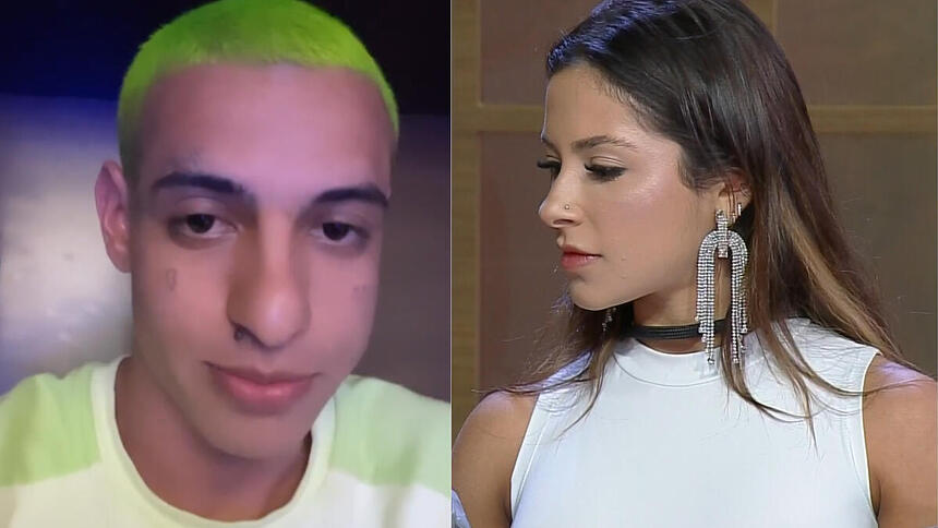 Kaio Viana e Nathalia Valente em uma montagem