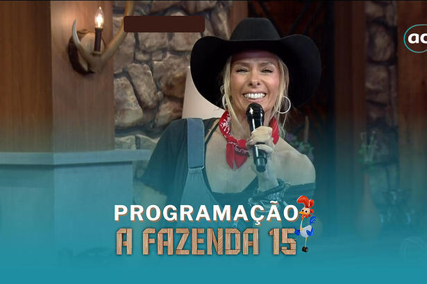 Adriane Galisteu sorrindo na sede de A Fazenda 15