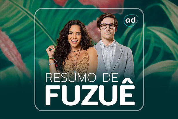 Protagonistas da novela Fuzuê, Giovana Cordeiro e Nicolas Prattes