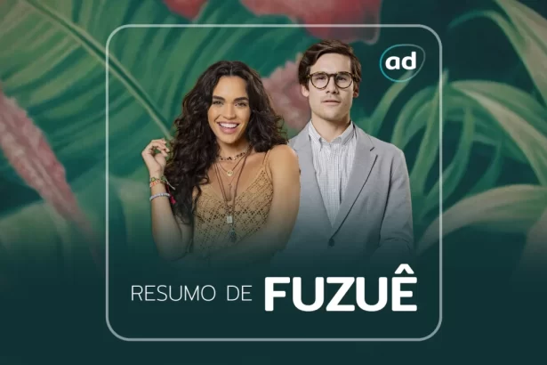 Protagonistas da novela Fuzuê, Giovana Cordeiro e Nicolas Prattes