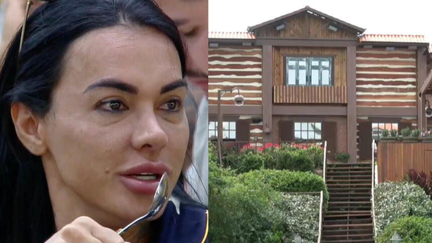 Kamila Simioni em montagem com uma câmera do PlayPlus cortada
