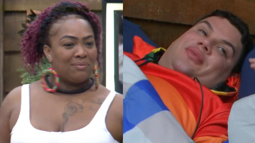 Sol do deboche e Erick Ricarte em uma montagem no Paiol do A Grande Conquista
