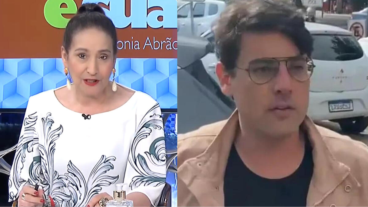 Sonia Abrão e Bruno de Luca em uma montagem