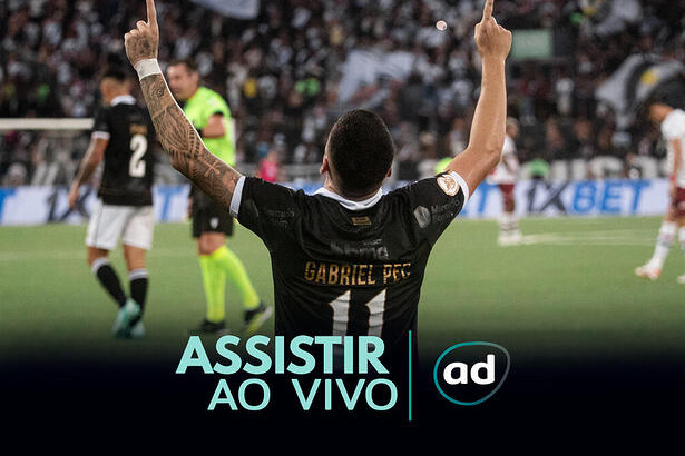 Arte onde assistir ao jogo Vasco x Coritiba, pelo Brasileirão