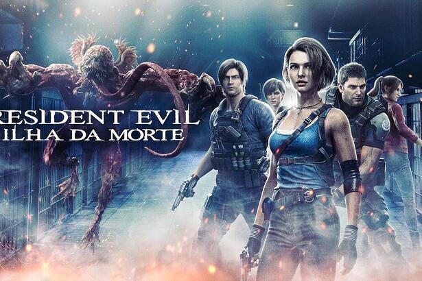 Capa do filme Resident Evil: Ilha da Morte