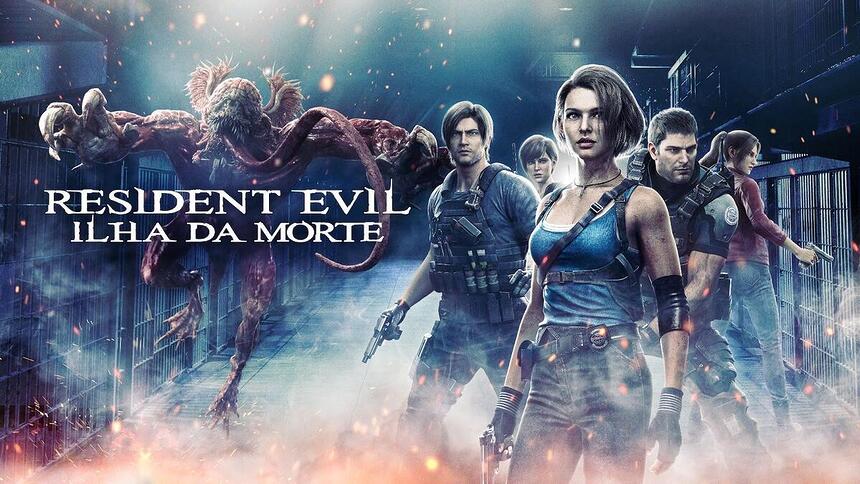 Capa do filme Resident Evil: Ilha da Morte