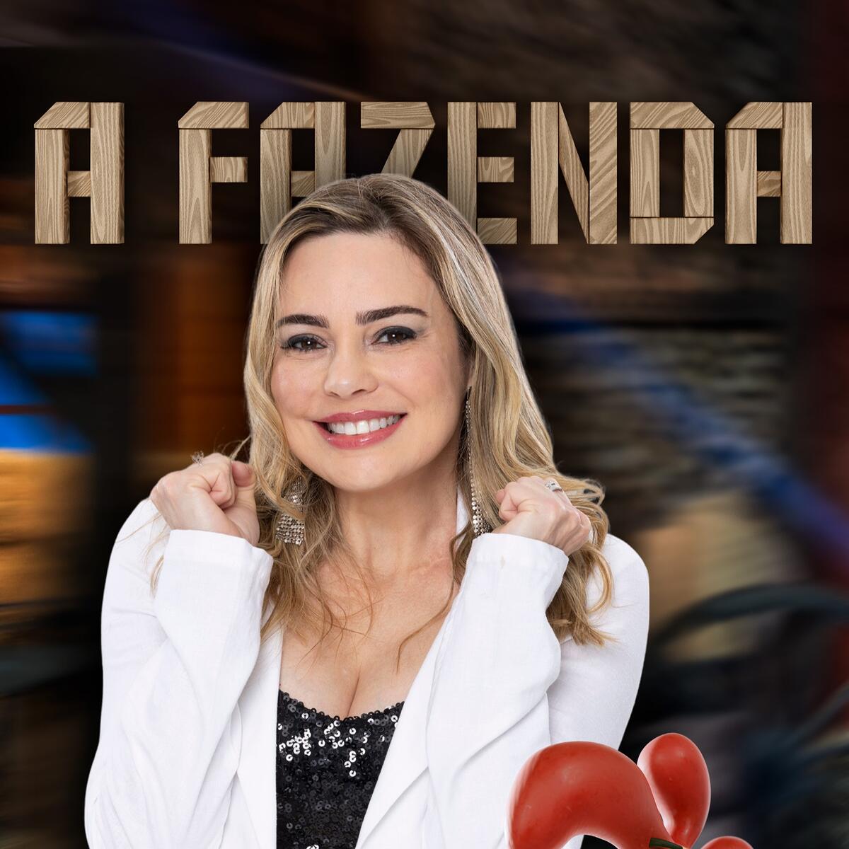 Rachel Sheherazade sorrindo em foto de divulgação de A Fazenda 15