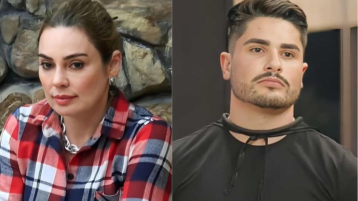 Rachel e Lucas em uma montagem na A Fazenda