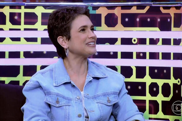 Sandra Annenberg em trecho do Pipoca da Ivete