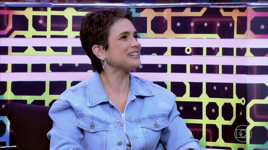 Sandra Annenberg em trecho do Pipoca da Ivete