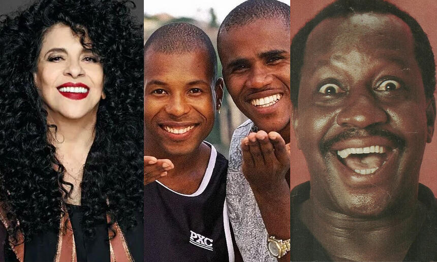 Filmes sorre a carreira de Gal Costa, Claudinho e Buchecha e Mussum