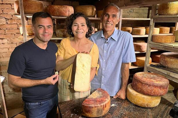 Repórter Paulo Gonçalves conhece produtores de queijo premiados