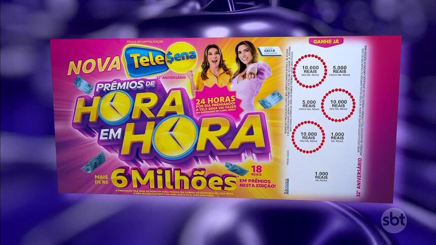 Bilhete da Tele Sena de Aniversário 2023