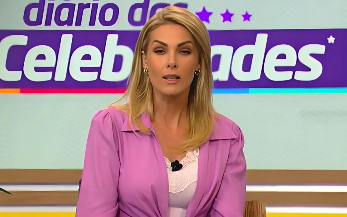 Ana Hickmann em trecho de apresentação no Hoje em Dia