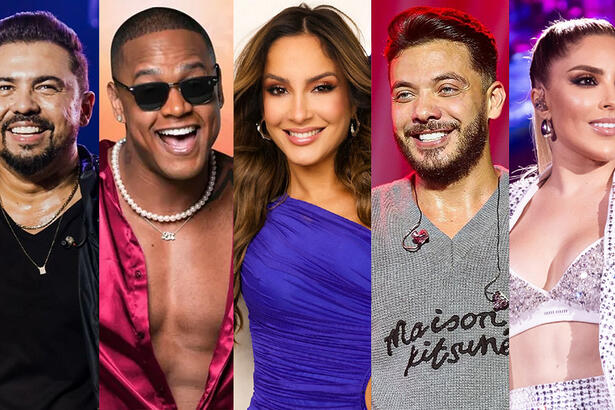 Edição com montagem de Xand, Leo Santana, Claudia Leitte, Wesley Safadão, Manu Bahtidão